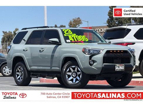 Certified 2023 Toyota 4Runner TRD Off-Road Premium w/ Off Road Premium Plus Package AWD/4WD image 1