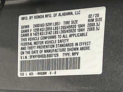 Used 2020 Honda Passport Elite image 35