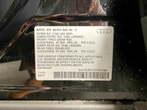 Certified 2023 Audi Q4 e-tron Prestige w/ Black Optic Package image 36