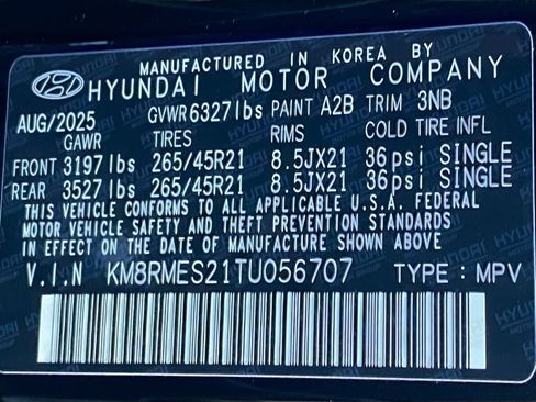 New 2026 Hyundai Palisade Calligraphy AWD/4WD image 44