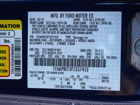 Used 2015 Ford Mustang GT Premium w/ GT Performance Package image 39