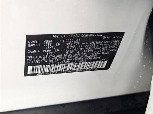 Certified 2020 Subaru Outback Limited image 21