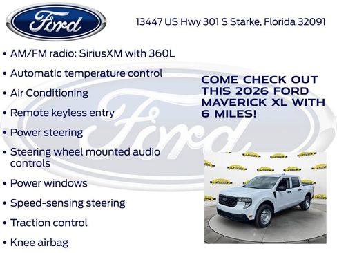 New 2026 Ford Maverick XL FWD image 20