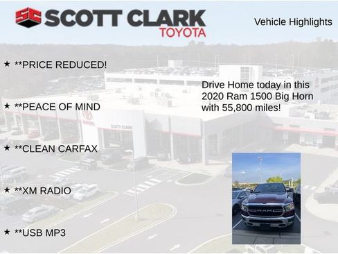 Used 2020 RAM 1500 Big Horn AWD/4WD image 8