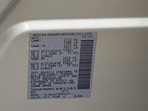 Used 2014 Nissan Pathfinder S image 10