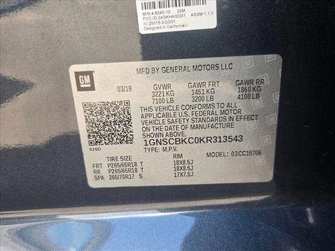 Used 2019 Chevrolet Tahoe LT RWD image 16