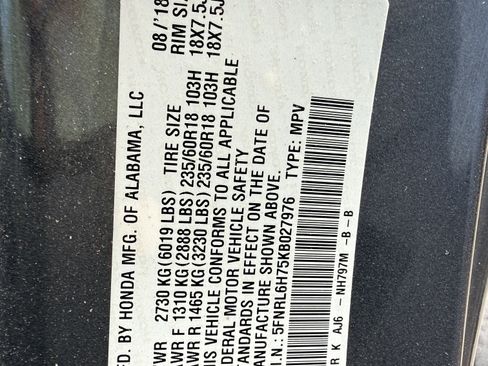 Used 2019 Honda Odyssey EX-L image 40