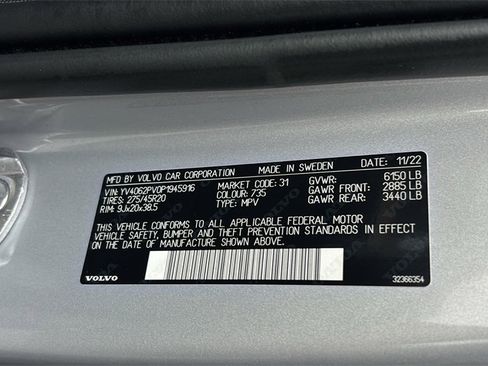 Certified 2023 Volvo XC90 B6 Core w/ Climate Package image 36