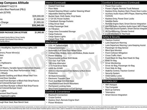 New 2026 Jeep Compass Latitude AWD/4WD image 32