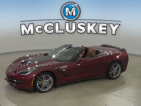 Certified 2016 Chevrolet Corvette Stingray Convertible w/ 3LT Preferred Equipment Group RWD image 1