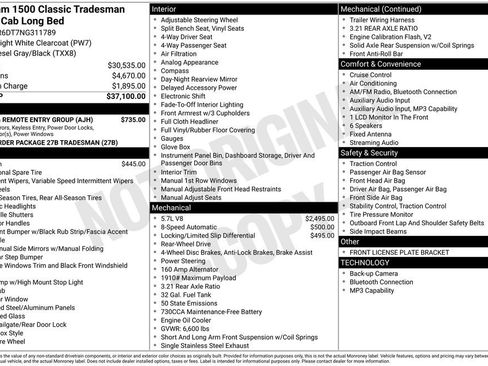 Used 2022 RAM 1500 Tradesman w/ Power & Remote Entry Group image 11