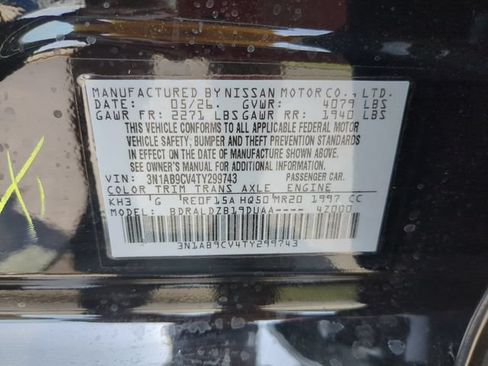 New 2026 Nissan Sentra SV w/ Floor Mat Package FWD image 33