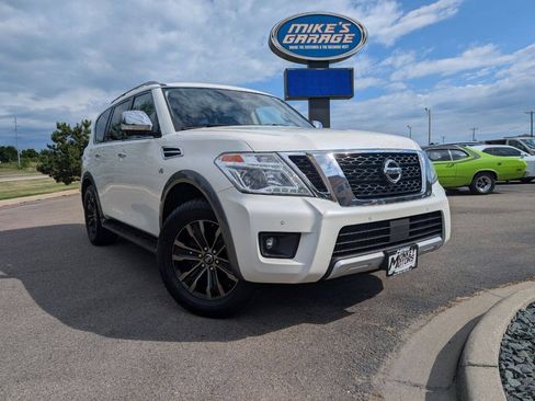 Used 2018 Nissan Armada Platinum w/ Captain Seat Package AWD/4WD image 2