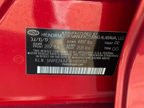 Used 2019 Hyundai Sonata SE w/ Cargo Package image 26