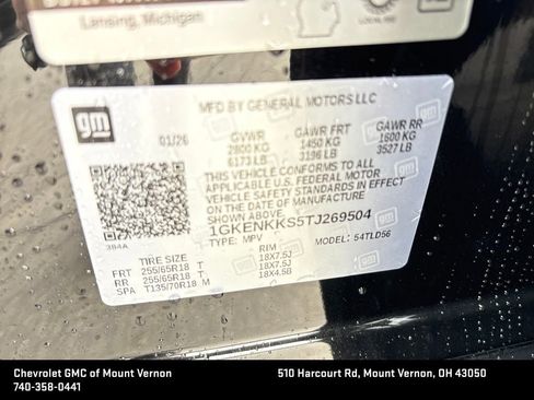 New 2026 GMC Acadia Elevation w/ LPO, Floor Liner Package FWD image 29