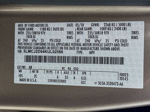 Used 2019 Lincoln MKC Select w/ Select Plus Package AWD/4WD image 48