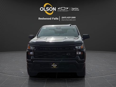 Used 2024 Chevrolet Silverado 1500 Custom w/ Turbomax Blackout Package AWD/4WD image 8