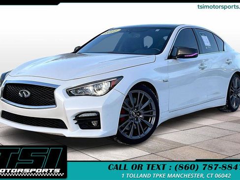 Used 2017 INFINITI Q50 Red Sport 400 image 1