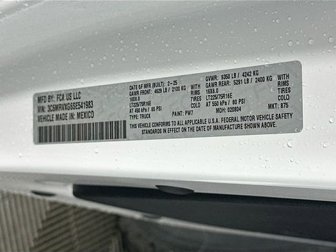 New 2025 RAM ProMaster 3500 w/ Convenience Group image 18