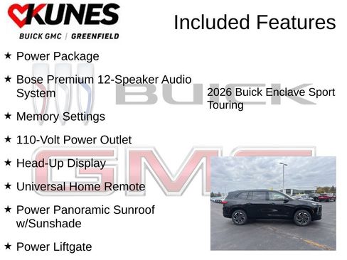 New 2026 Buick Enclave Sport Touring w/ Power Package image 3
