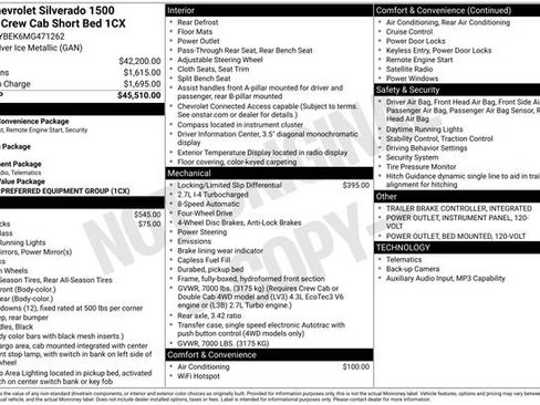 Used 2021 Chevrolet Silverado 1500 Custom AWD/4WD image 33