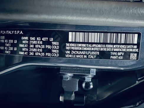 Used 2020 Jeep Renegade Sport w/ UConnect 7.0 Group FWD image 38