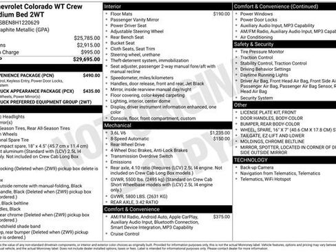 Used 2017 Chevrolet Colorado W/T w/ WT Convenience Package image 26