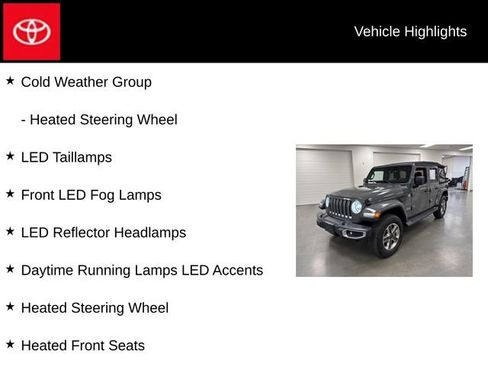 Used 2020 Jeep Wrangler Unlimited Sahara w/ LED Lighting Group image 10