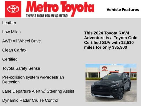 Certified 2024 Toyota RAV4 Adventure image 6