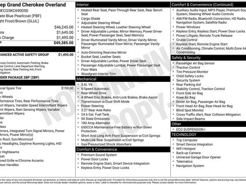 Used 2019 Jeep Grand Cherokee Overland image 8