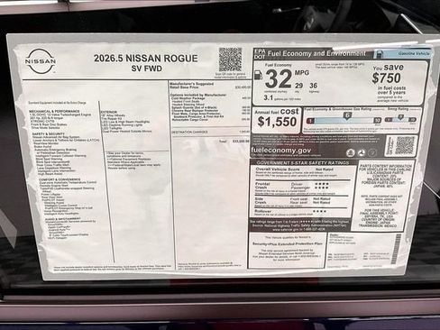New 2026 Nissan Rogue SV FWD image 39