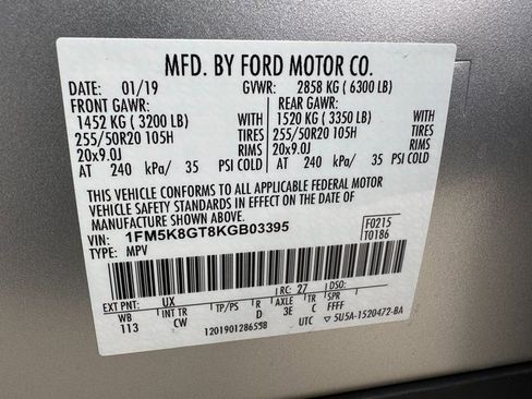 Used 2019 Ford Explorer Sport w/ Equipment Group 401A image 32