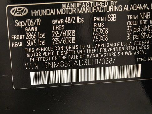 Used 2020 Hyundai Santa Fe Limited w/ Cargo Package AWD/4WD image 46