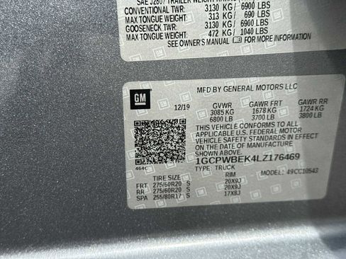 Used 2020 Chevrolet Silverado 1500 Custom w/ Custom Value Package image 33