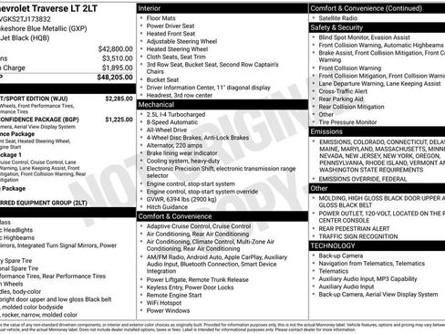 New 2026 Chevrolet Traverse LT w/ Midnight/Sport Edition image 9