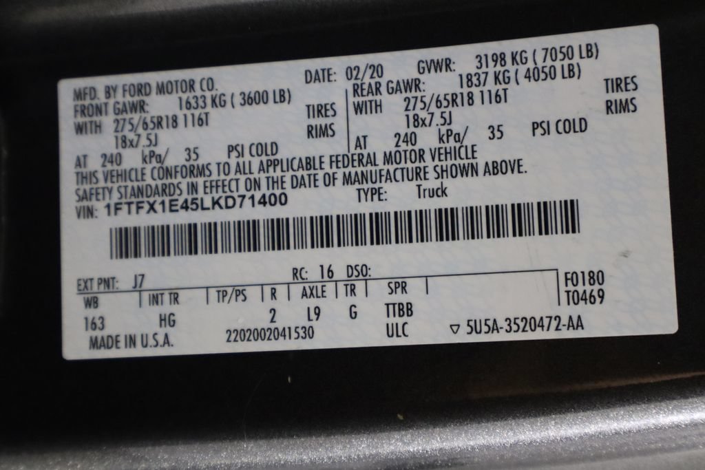 Used 2020 Ford F150 Lariat w/ Equipment Group 501A Mid AWD/4WD image 34