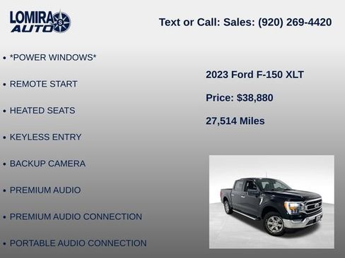 Used 2023 Ford F150 XLT w/ Equipment Group 302A High AWD/4WD image 33