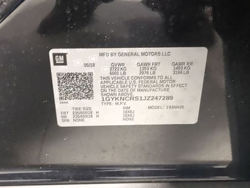 Used 2018 Cadillac XT5 Luxury w/ LPO, Wheel Lock Package image 48