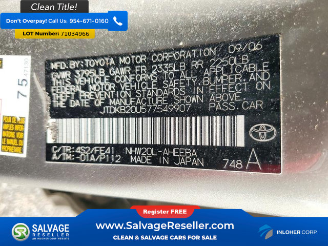 Used 2007 Toyota Prius FWD image 16