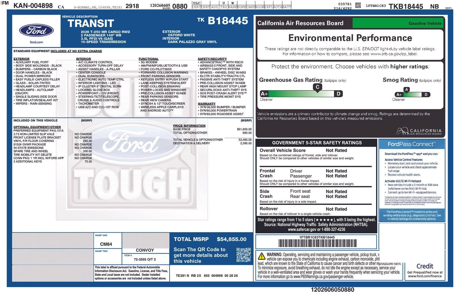 New 2026 Ford Transit 250 148 Medium Roof RWD image 10