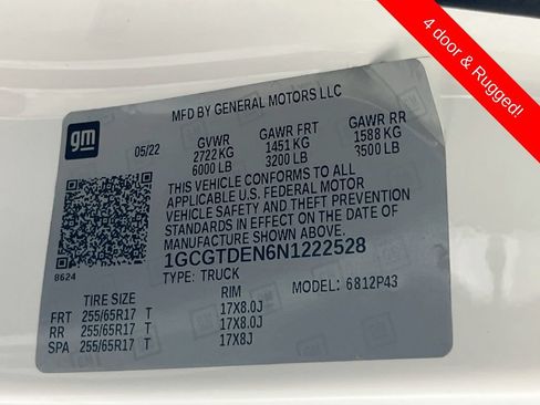 Used 2022 Chevrolet Colorado Z71 AWD/4WD image 31