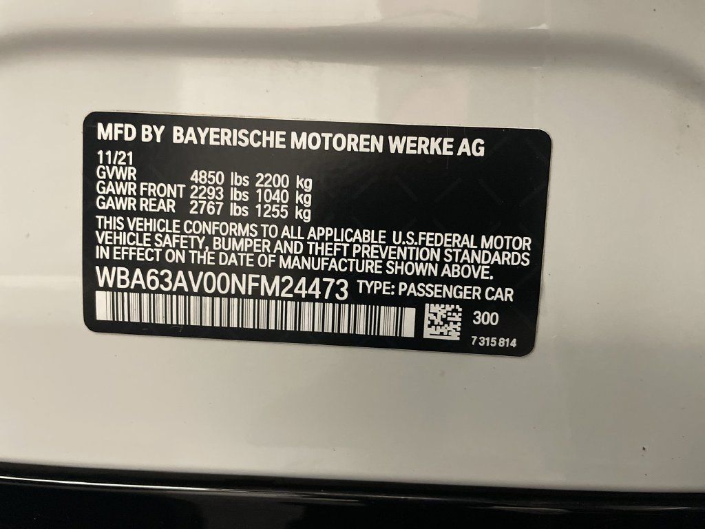 Used 2022 BMW 430i Gran Coupe w/ M Sport Package RWD image 28