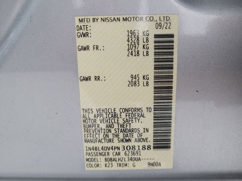 Used 2023 Nissan Altima 2.5 SV image 33