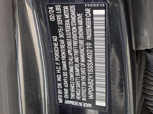 New 2025 Porsche Taycan 4S image 30