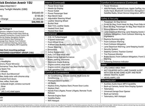 Used 2023 Buick Envision Avenir FWD image 4