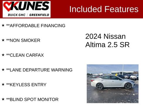 Used 2024 Nissan Altima 2.5 SR image 3