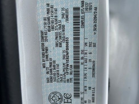 Used 2022 Ford F150 Lariat w/ Equipment Group 502A High image 16