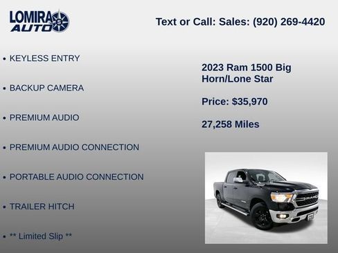 Used 2023 RAM 1500 Big Horn AWD/4WD image 14