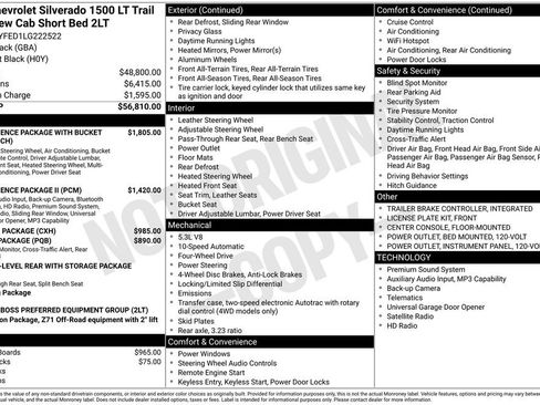 Used 2020 Chevrolet Silverado 1500 LT Trail Boss AWD/4WD image 40