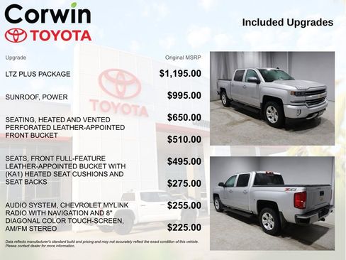 Used 2018 Chevrolet Silverado 1500 LTZ Z71 w/ LTZ Plus Package image 4